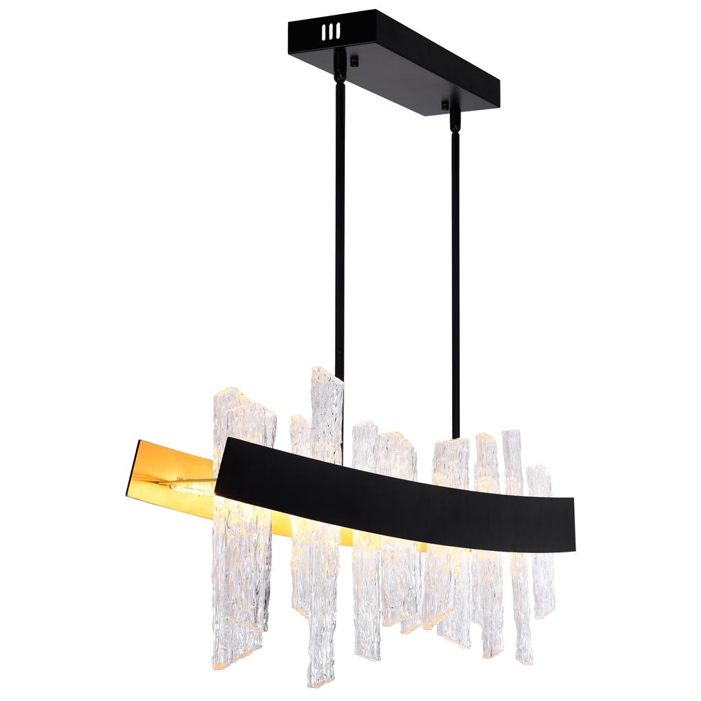 Guadiana 39 in LED Black Chandelier. Picture 5
