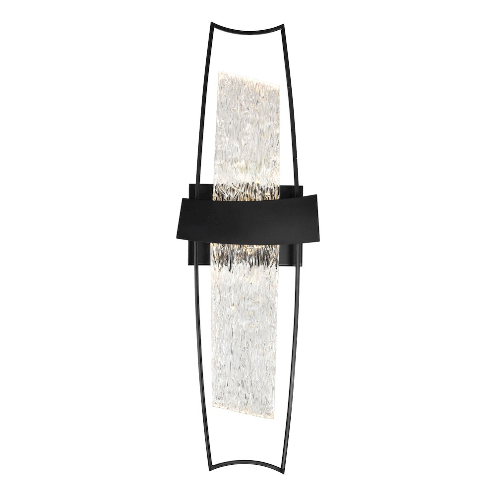 Guadiana Integrated LED Black Wall Light. Picture 2
