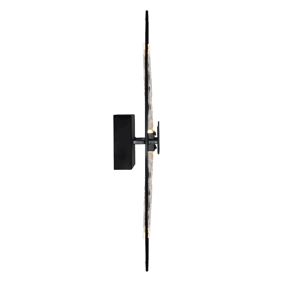 Guadiana Integrated LED Black Wall Light. Picture 3