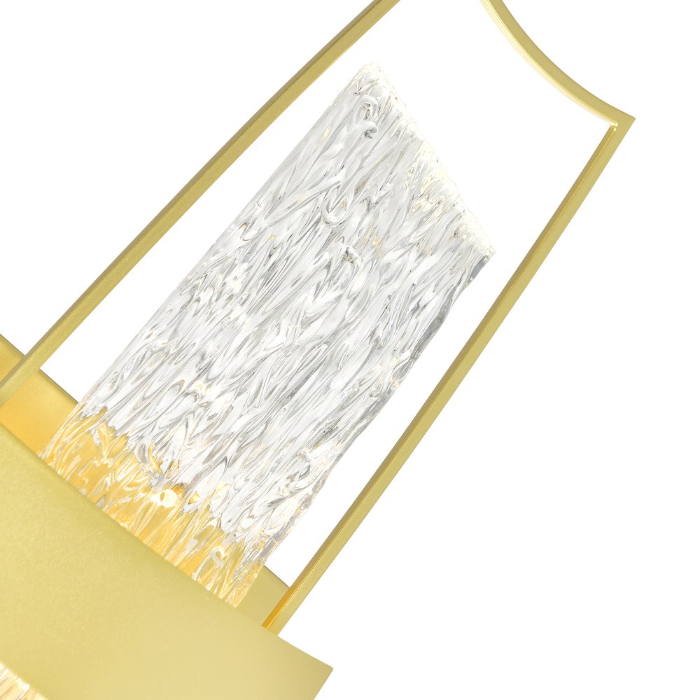 Guadiana Integrated LED Satin Gold Wall Light. Picture 5