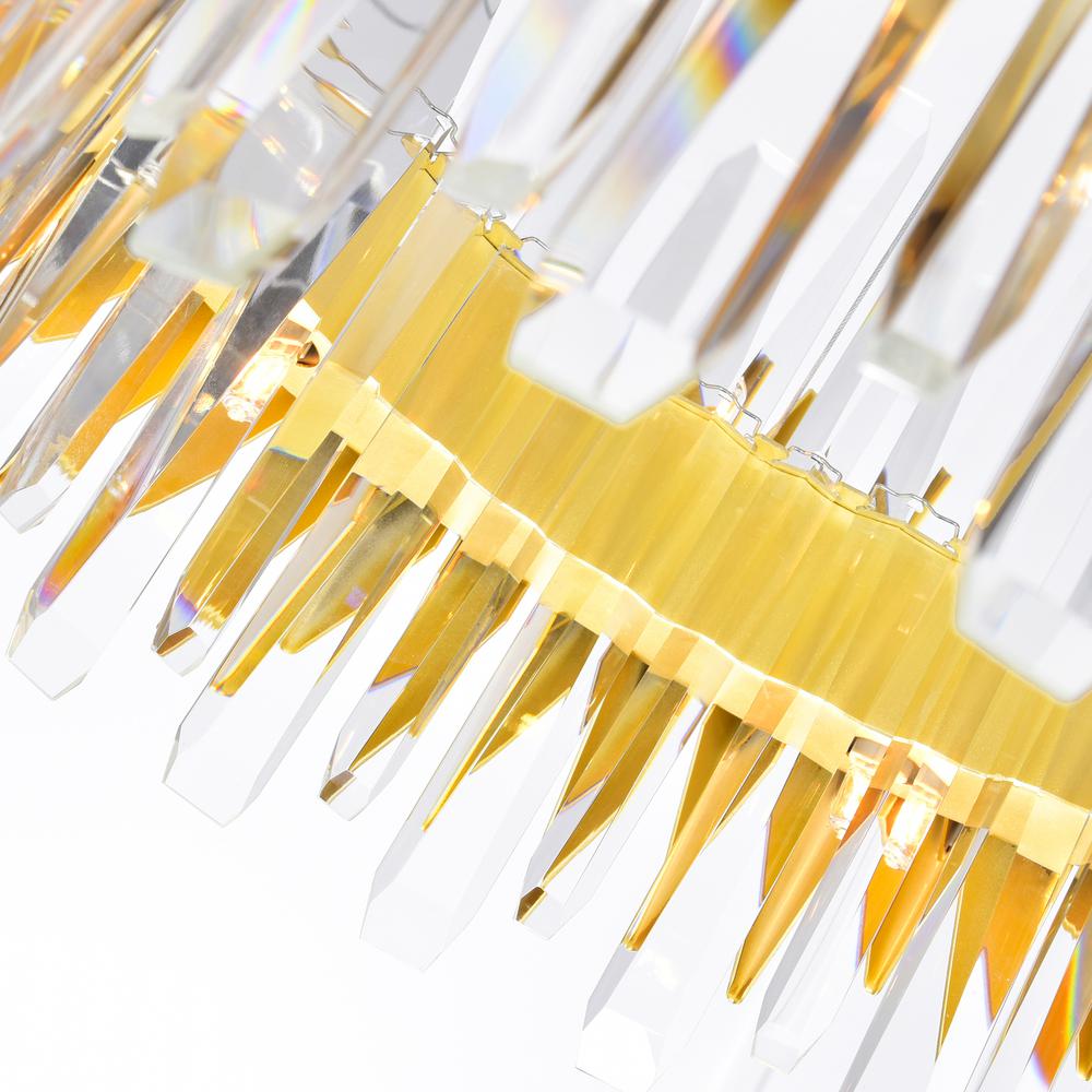 Cityscape 20 Light Chandelier With Satin Gold Finish. Picture 5
