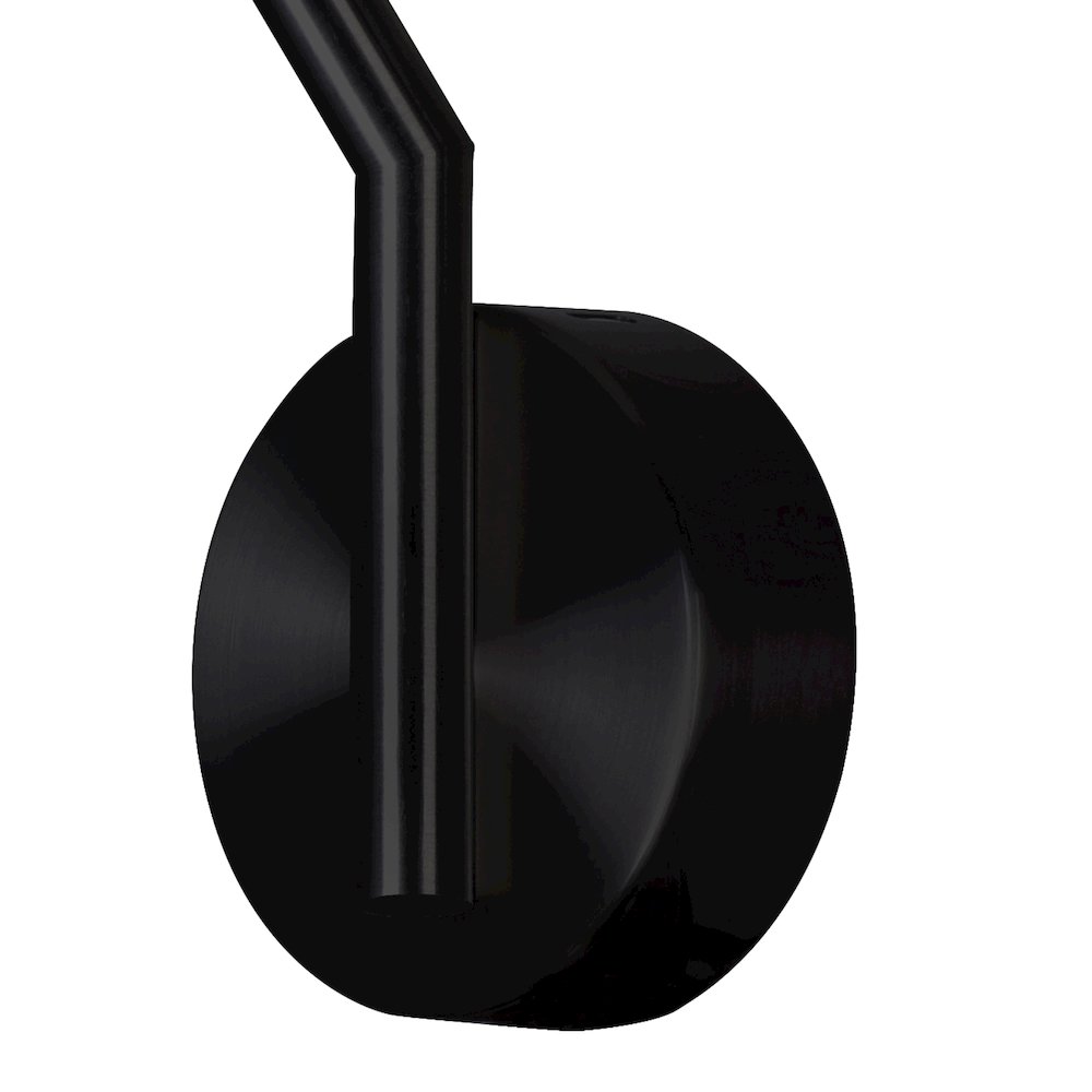 Flute 1 Light LED Wall Sconce With Black Finish. Picture 4