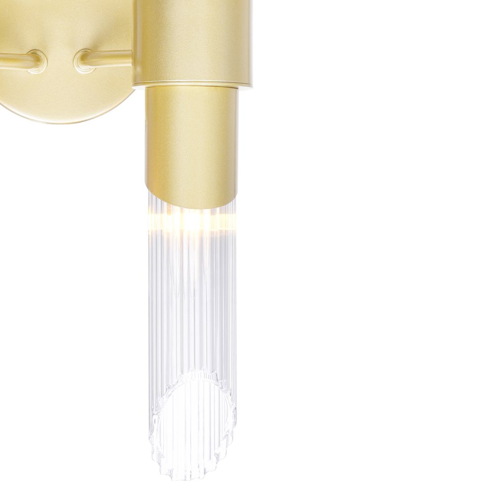 Croissant 4 Light Wall Sconce With Satin Gold Finish. Picture 2