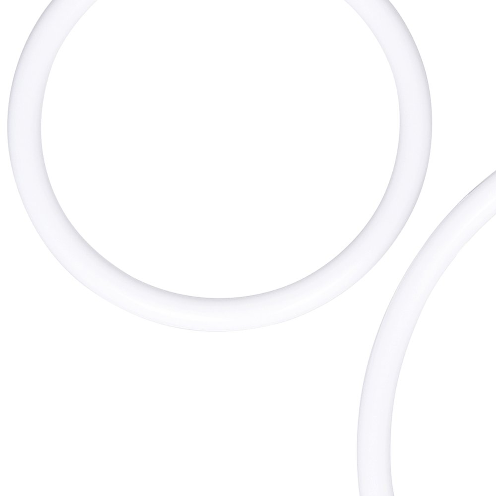 Hoops 5 Light LED Chandelier With Satin Gold Finish. Picture 4