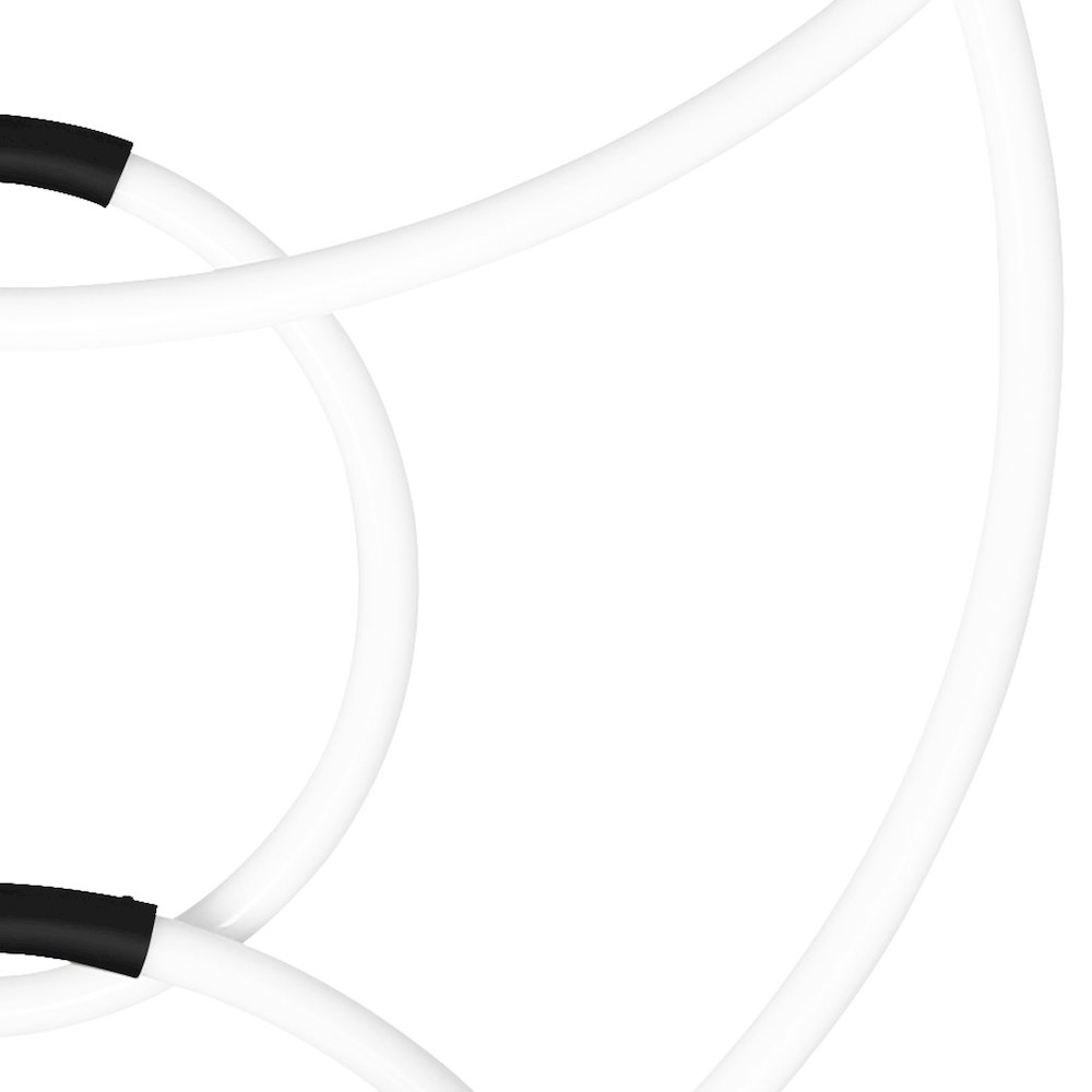 Hoops 6 Light LED Chandelier With Black Finish. Picture 3