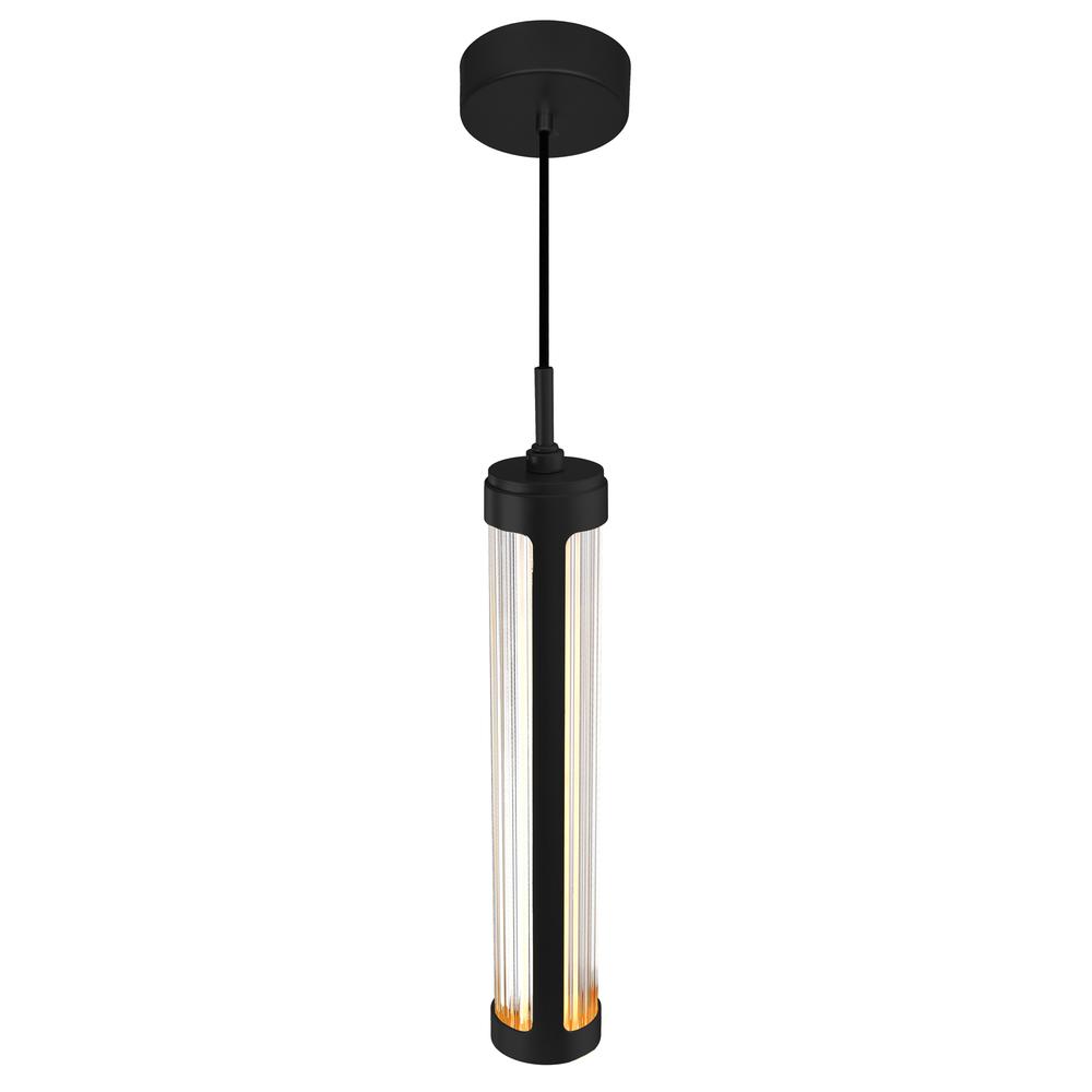 Neva 3 in LED Integrated Black Pendant. Picture 3