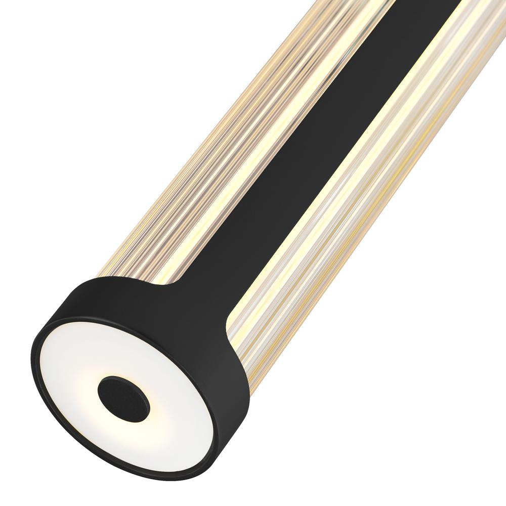 Neva 3 in LED Integrated Black Pendant. Picture 5