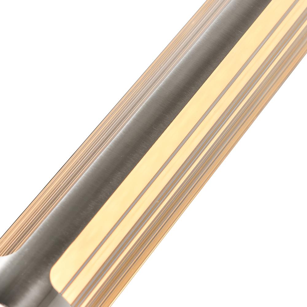 Neva 3 in LED Integrated Satin Nickel Pendant. Picture 4
