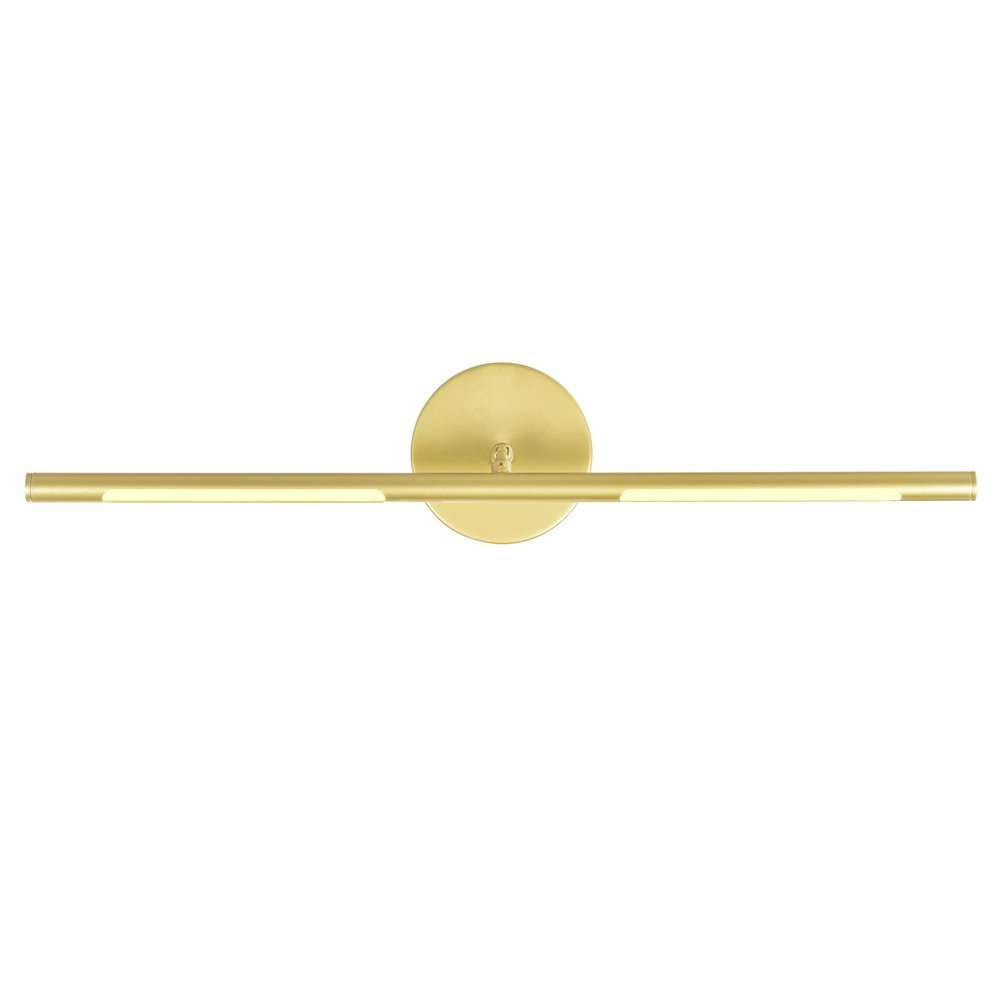 Oskil LED Integrated Wall Light With Satin Gold Finish. Picture 2