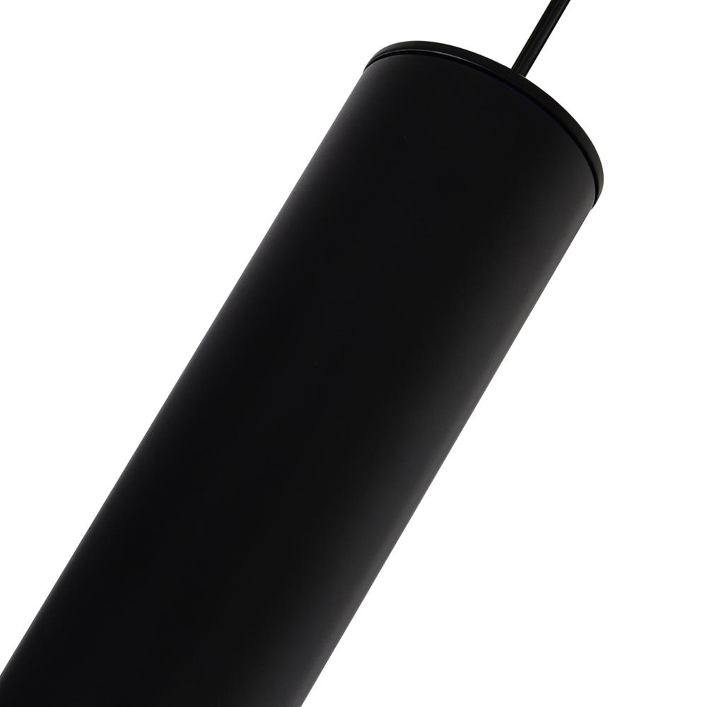 Lena LED Integrated Mini Pendant With Black Finish. Picture 3