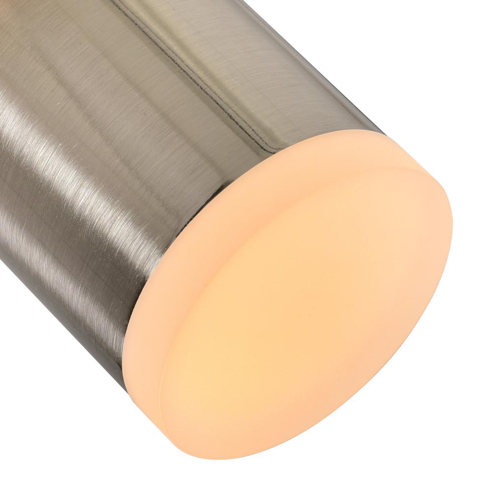 Lena LED Integrated Mini Pendant With Satin Nickel Finish. Picture 2