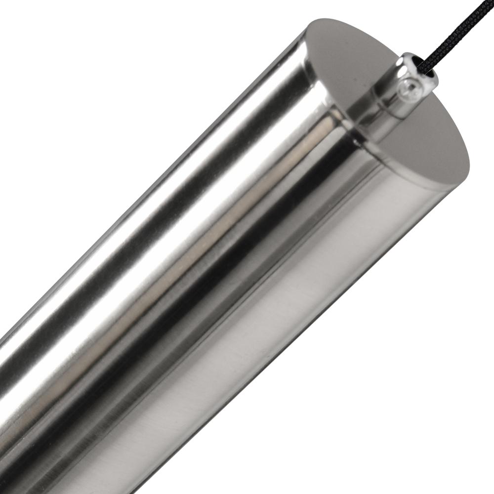 Lena LED Integrated Mini Pendant With Satin Nickel Finish. Picture 4