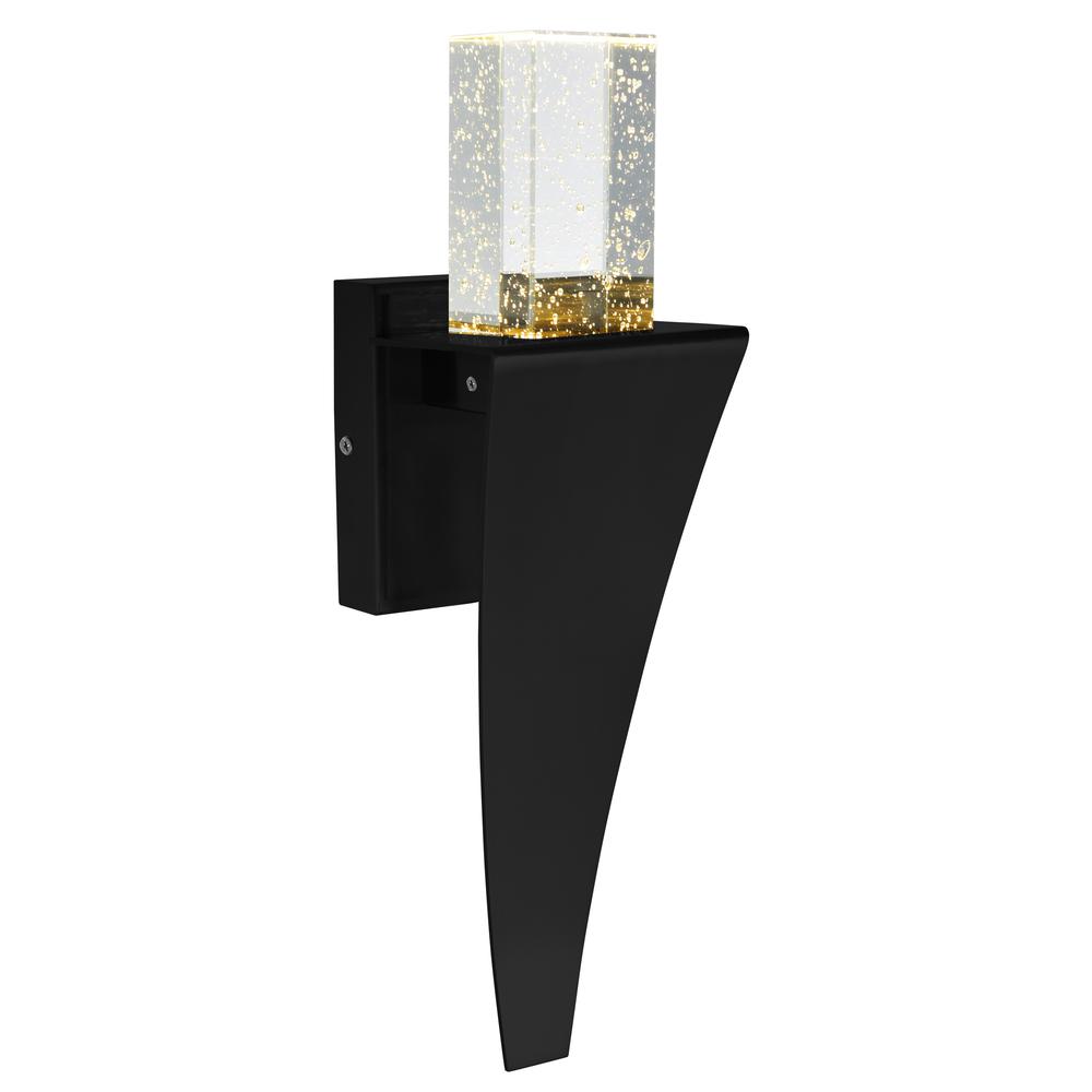 Catania LED Integrated Black Wall Light. Picture 6