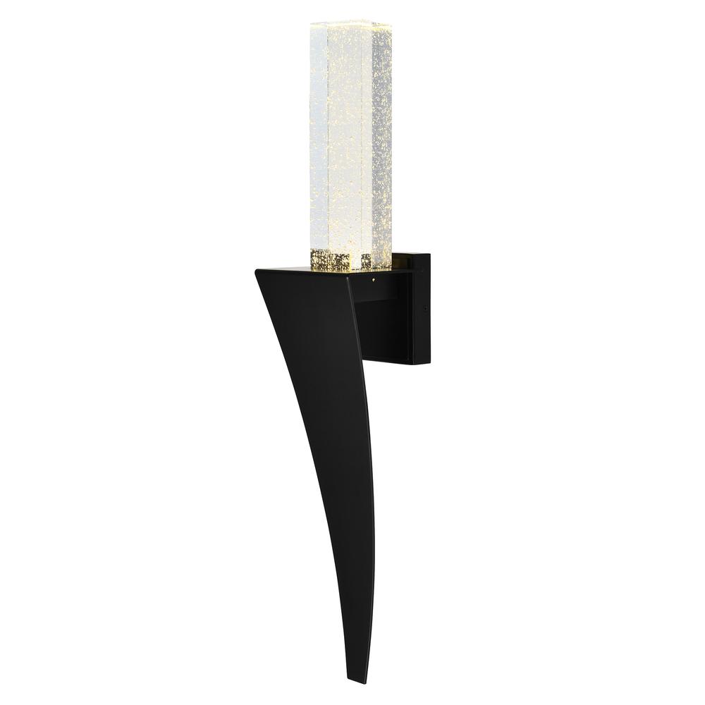 Catania Integrated LED Black Wall Light. Picture 1