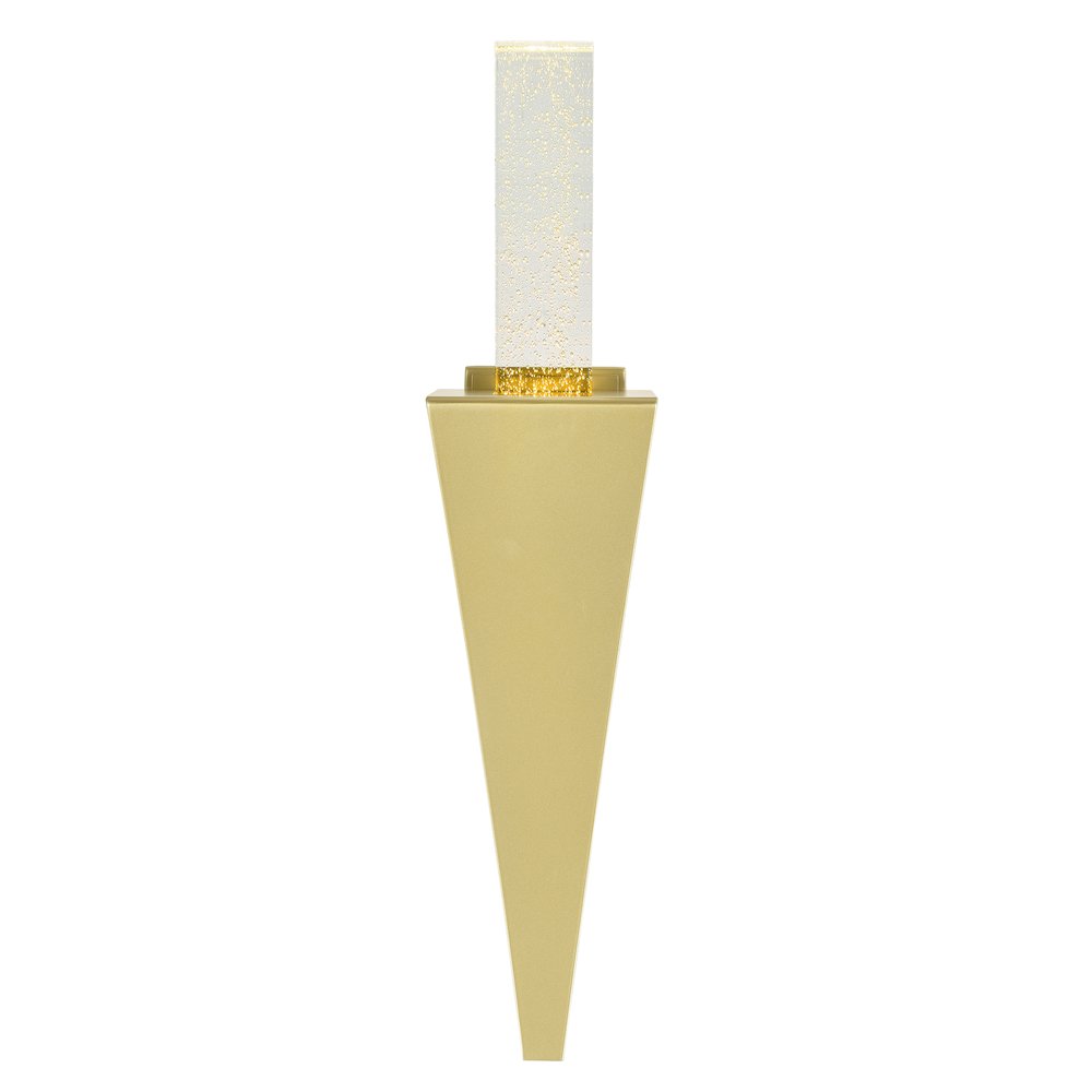 Catania Integrated LED Satin Gold Wall Light. Picture 3