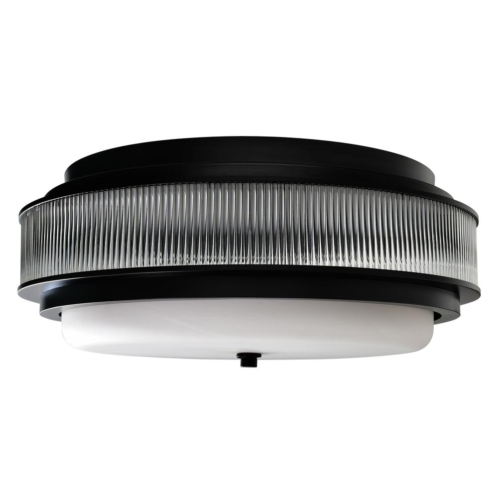 Valdivia 4 Light Black Flush Mount. Picture 6