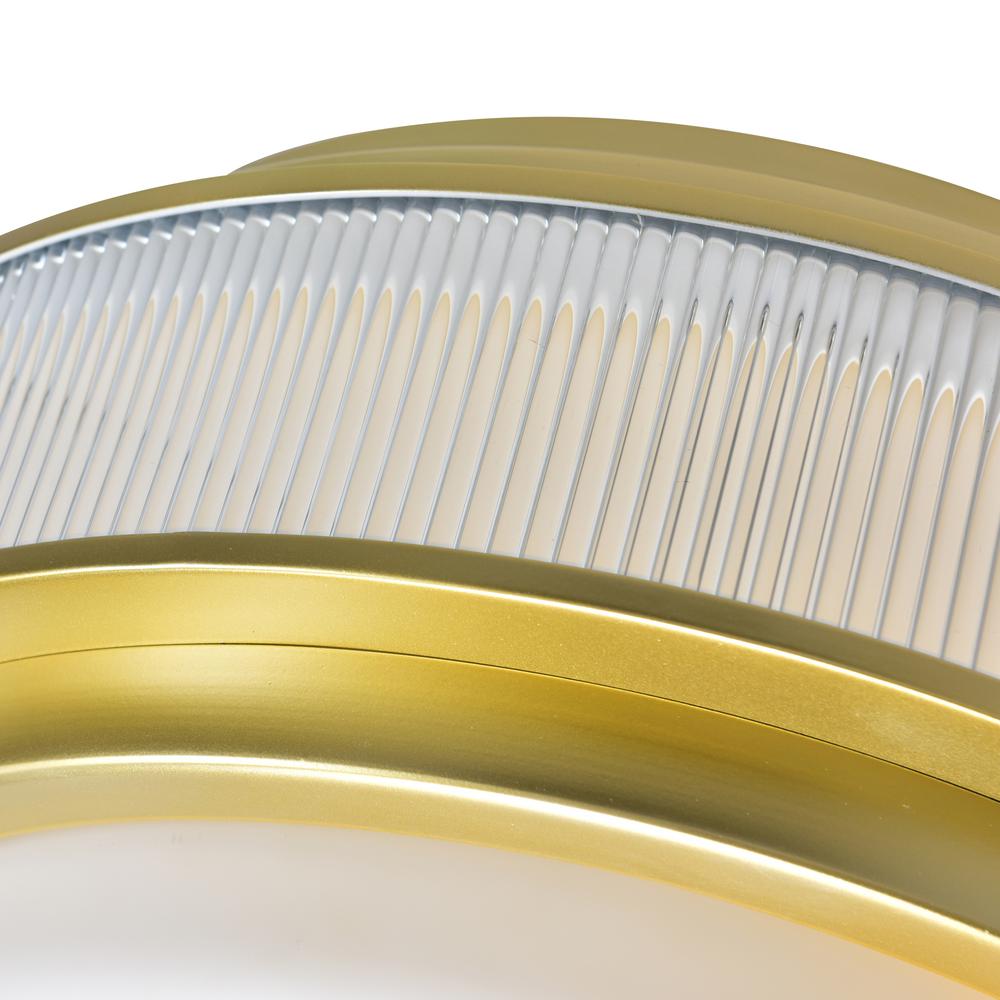 Valdivia 4 Light Satin Gold Flush Mount. Picture 4