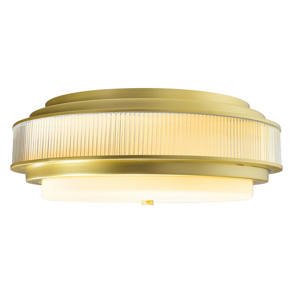 Valdivia 5 Light Satin Gold Flush Mount. Picture 6