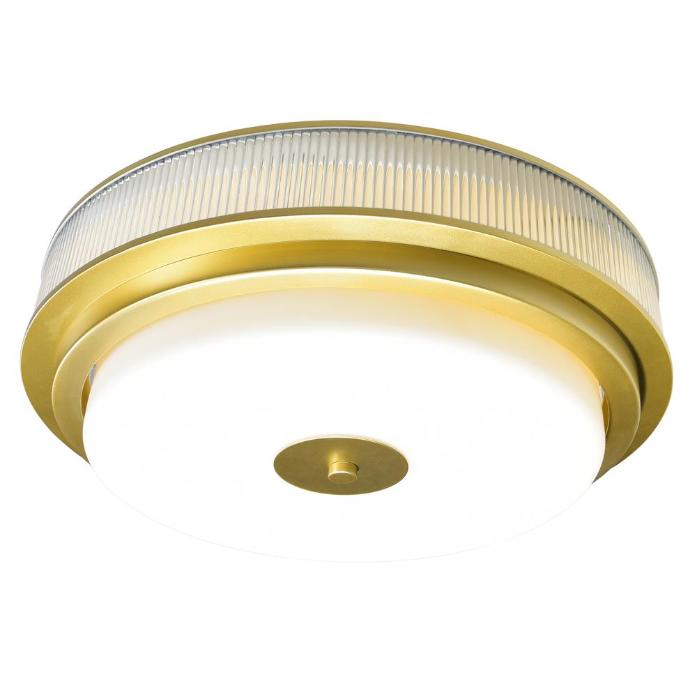 Valdivia 5 Light Satin Gold Flush Mount. Picture 2