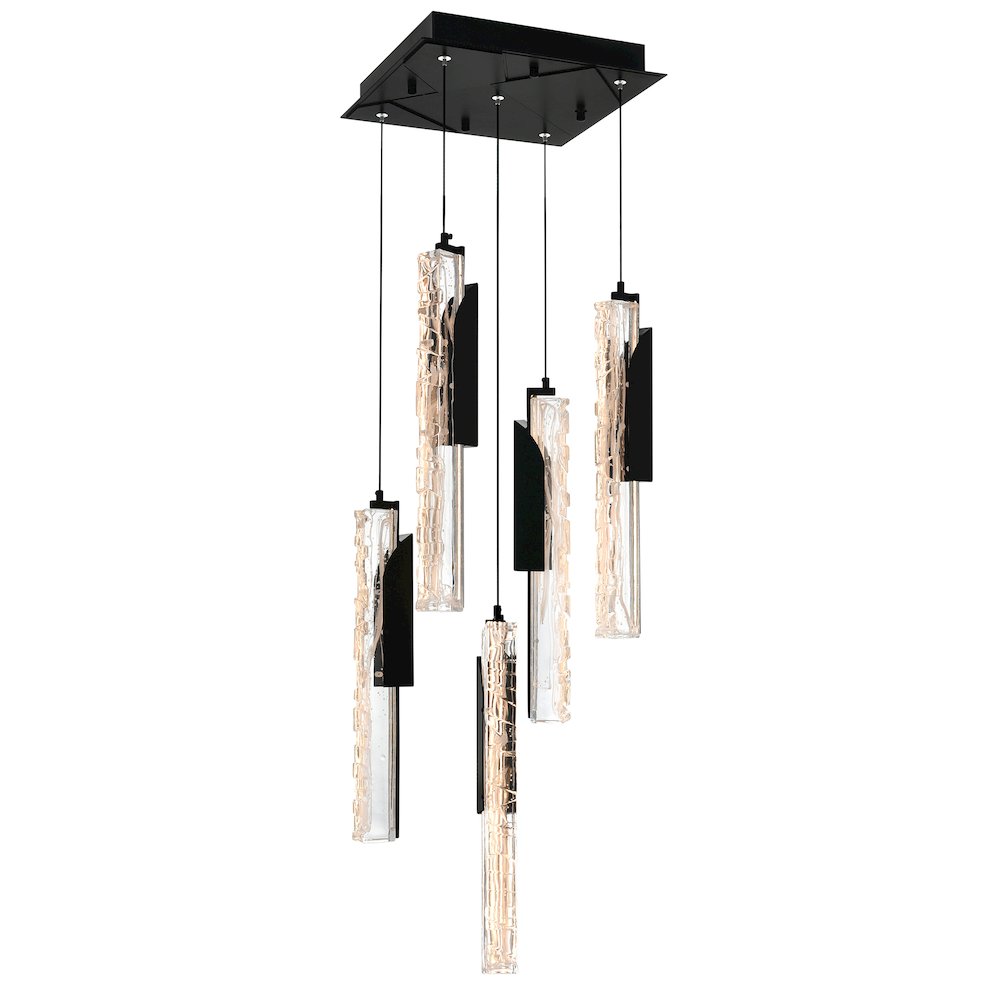 Valira Integrated LED Black Mini Pendant. Picture 1