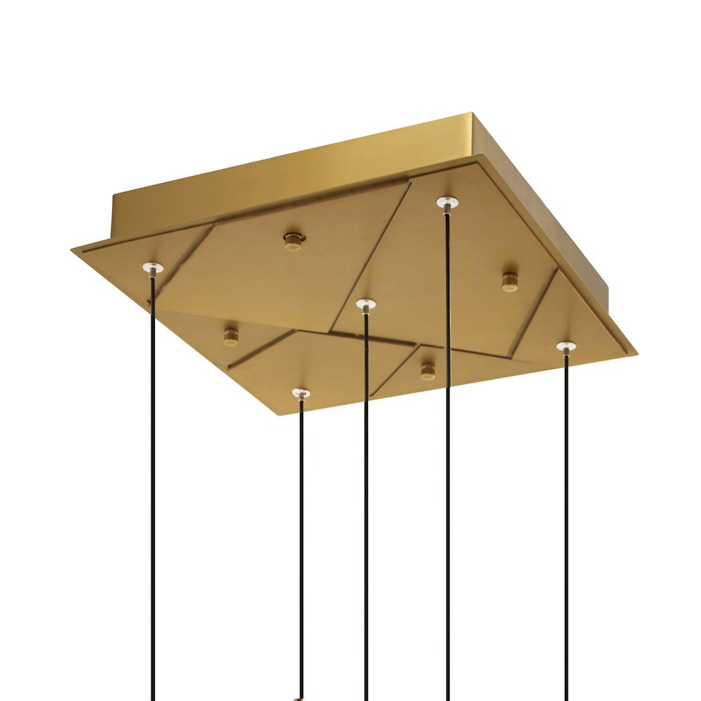 Valira Integrated LED Brass Mini Pendant. Picture 6