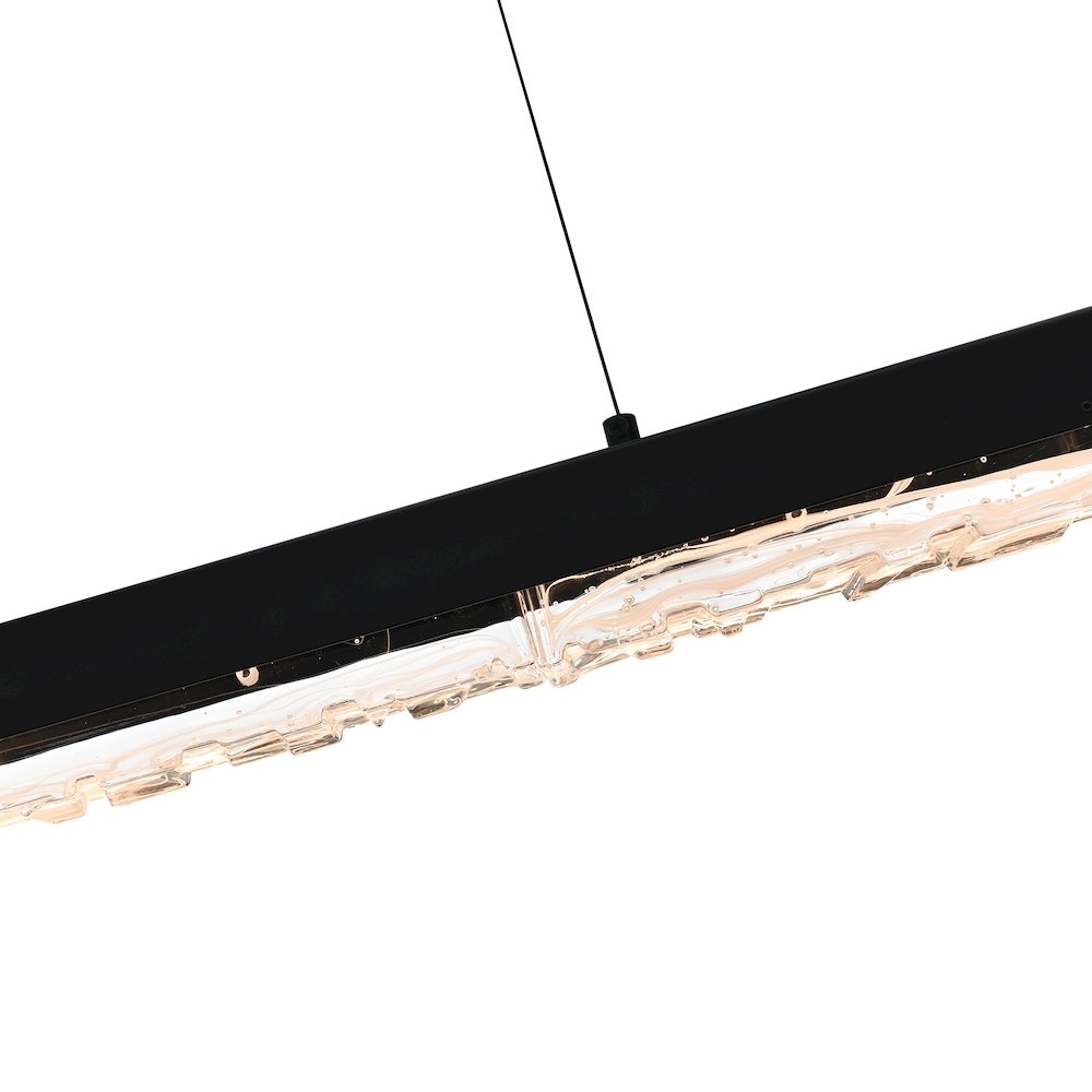 Valira Integrated LED Black Chandelier. Picture 5