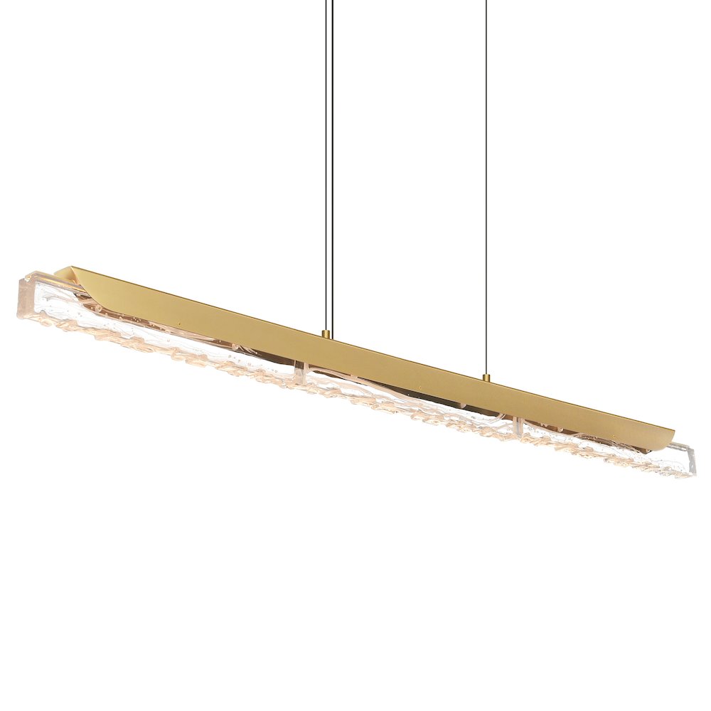 Valira Integrated LED Brass Chandelier. Picture 2