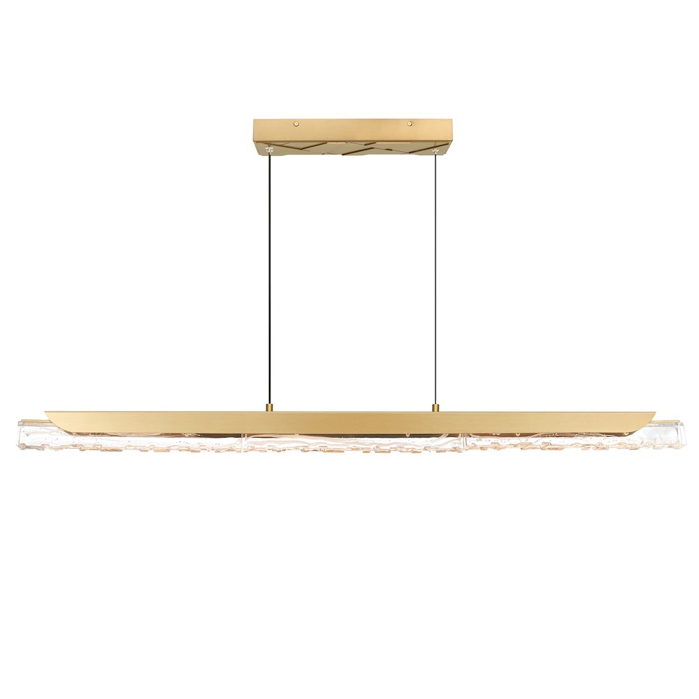 Valira Integrated LED Brass Chandelier. Picture 3