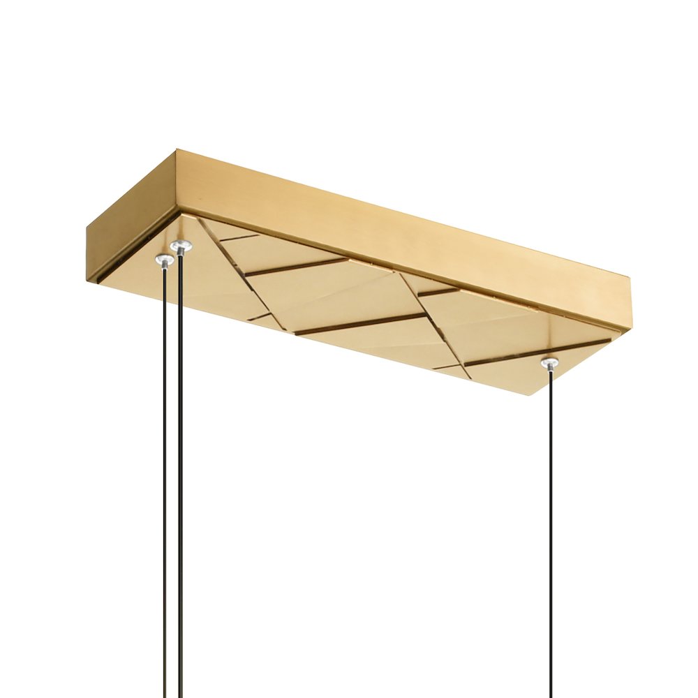 Valira Integrated LED Brass Chandelier. Picture 6