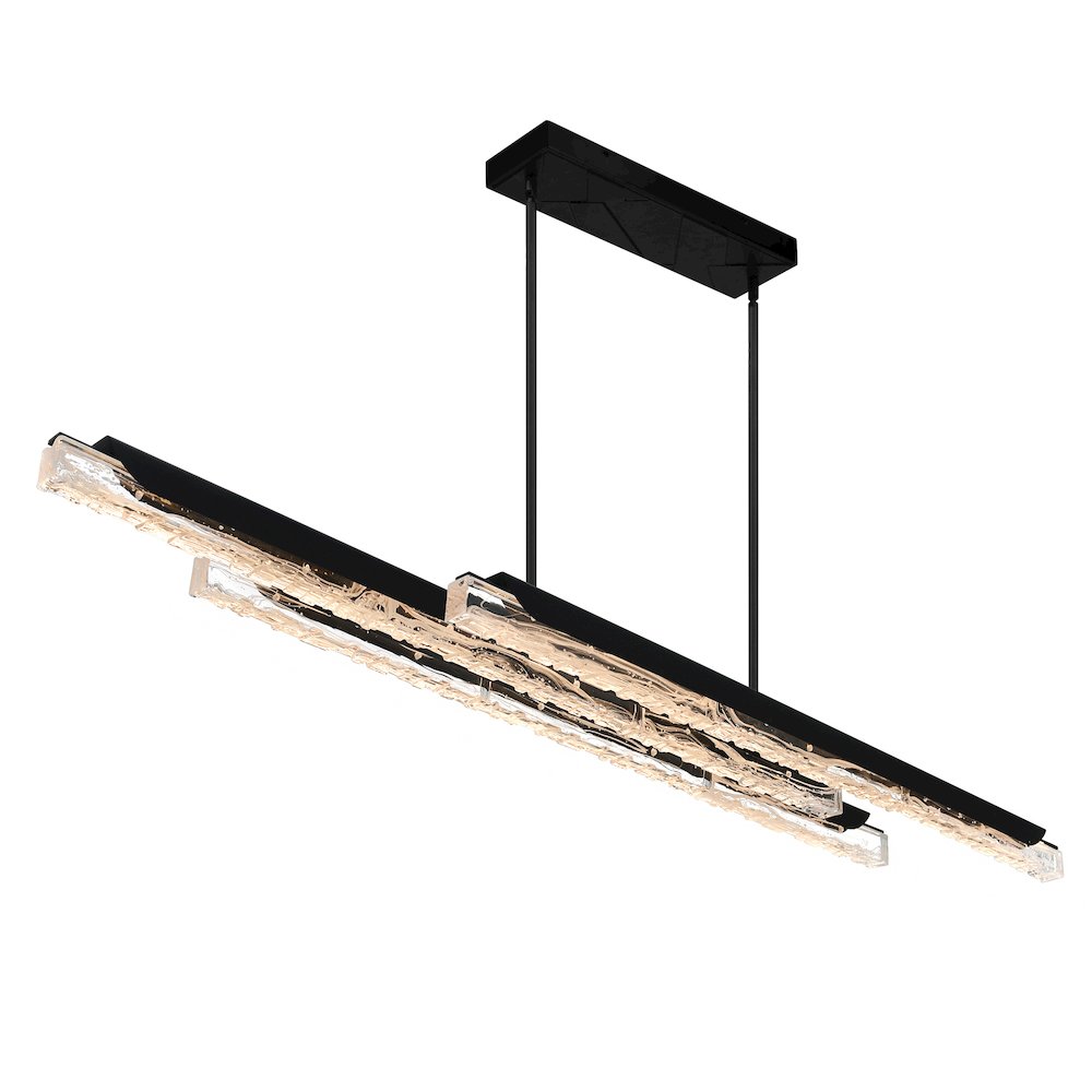 Valira Integrated LED Black Chandelier. Picture 1