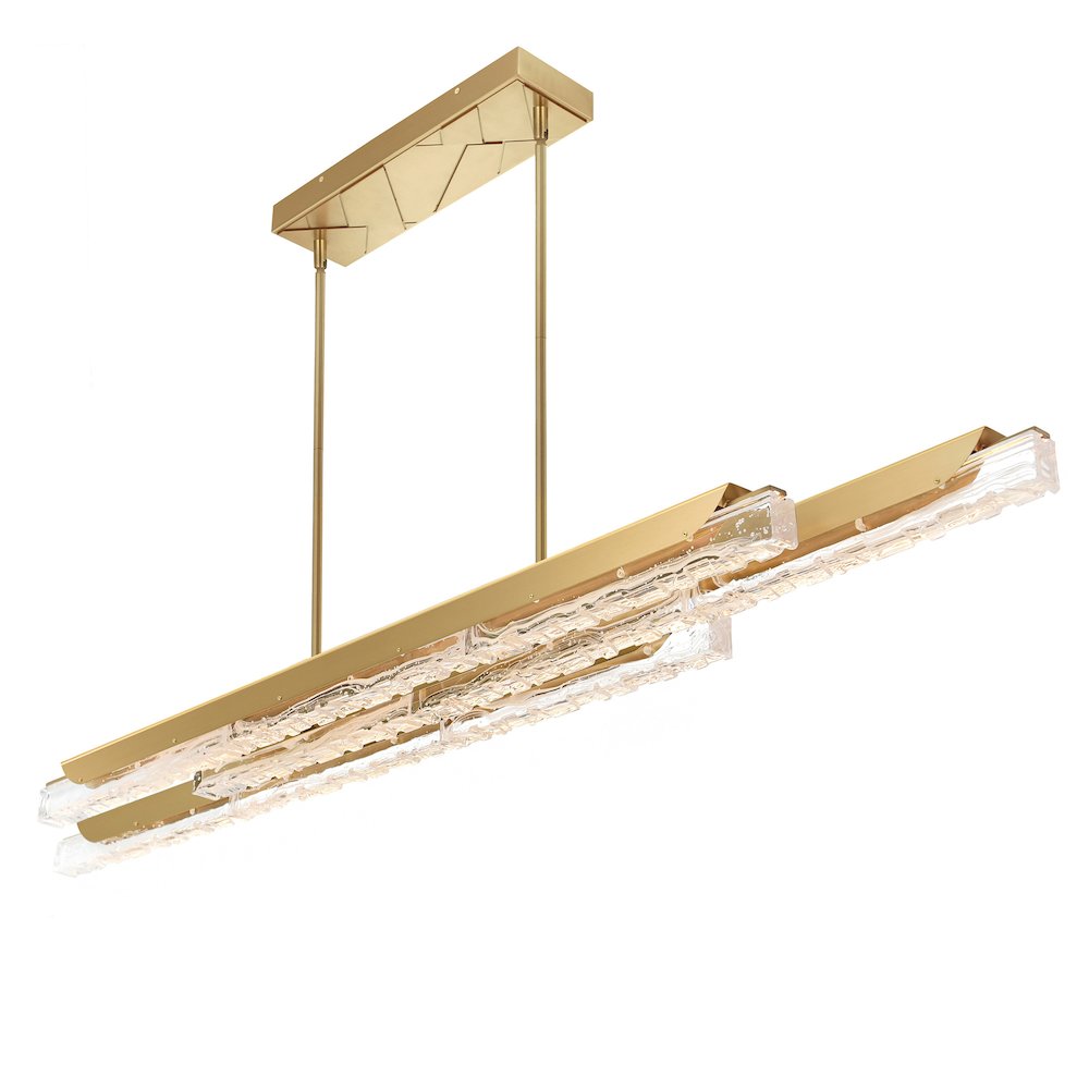Valira Integrated LED Brass Chandelier. Picture 1