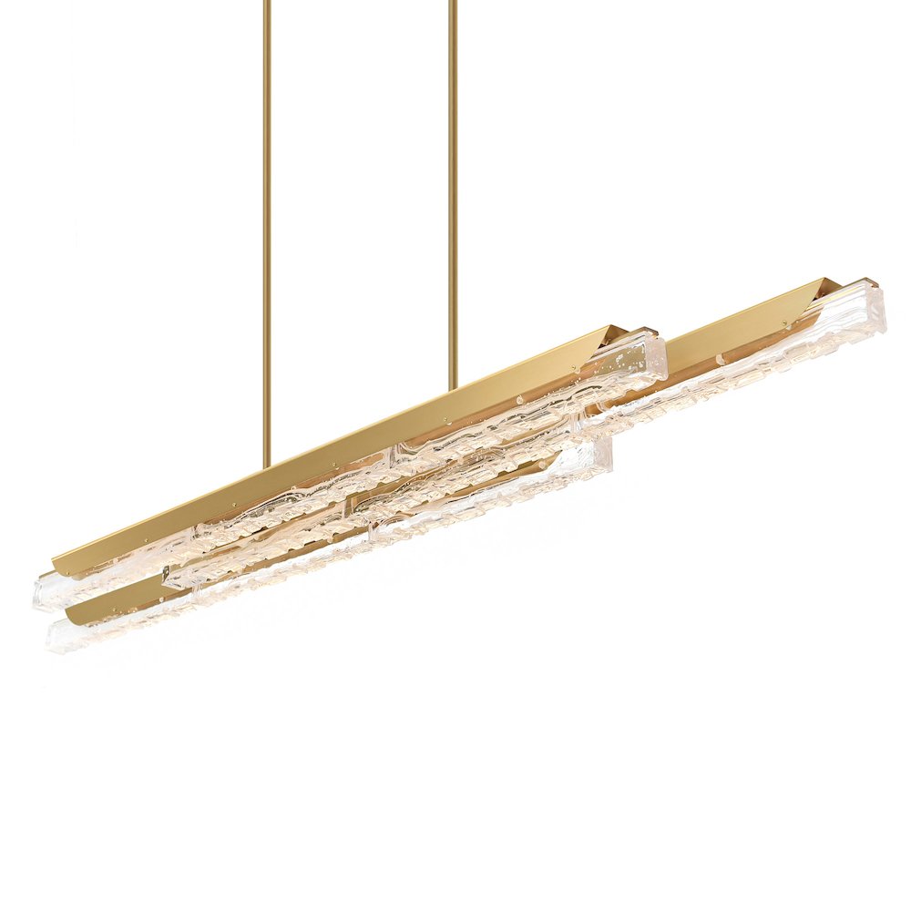 Valira Integrated LED Brass Chandelier. Picture 2