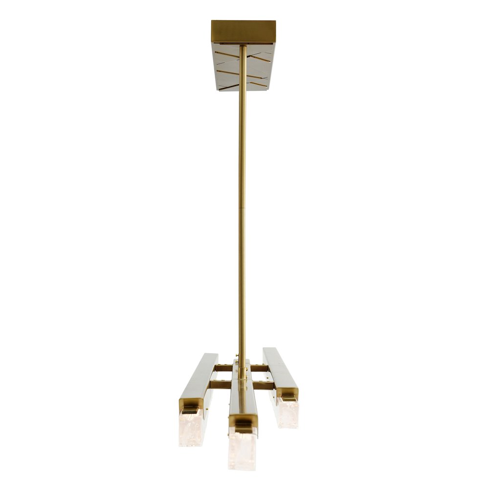 Valira Integrated LED Brass Chandelier. Picture 4