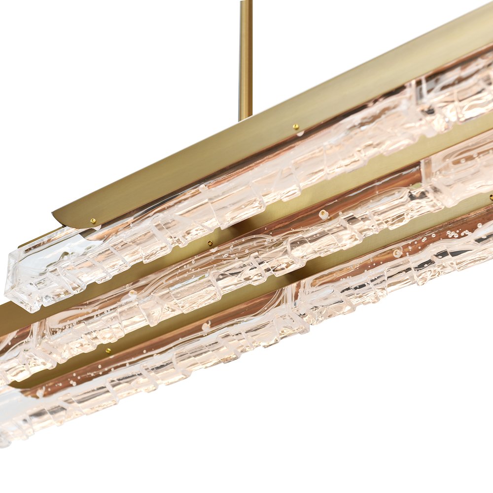Valira Integrated LED Brass Chandelier. Picture 5