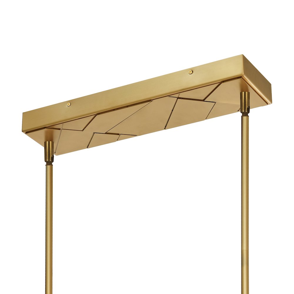 Valira Integrated LED Brass Chandelier. Picture 6
