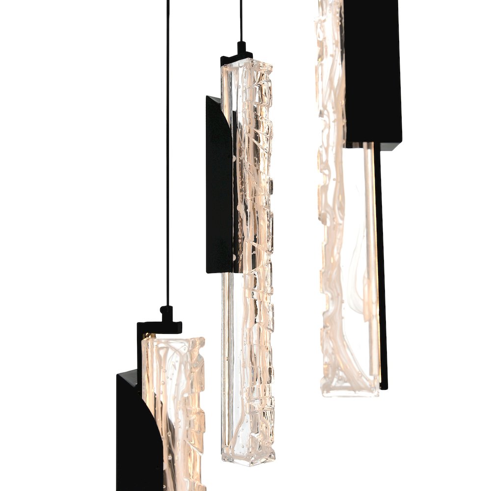 Valira Integrated LED Black Mini Pendant. Picture 4