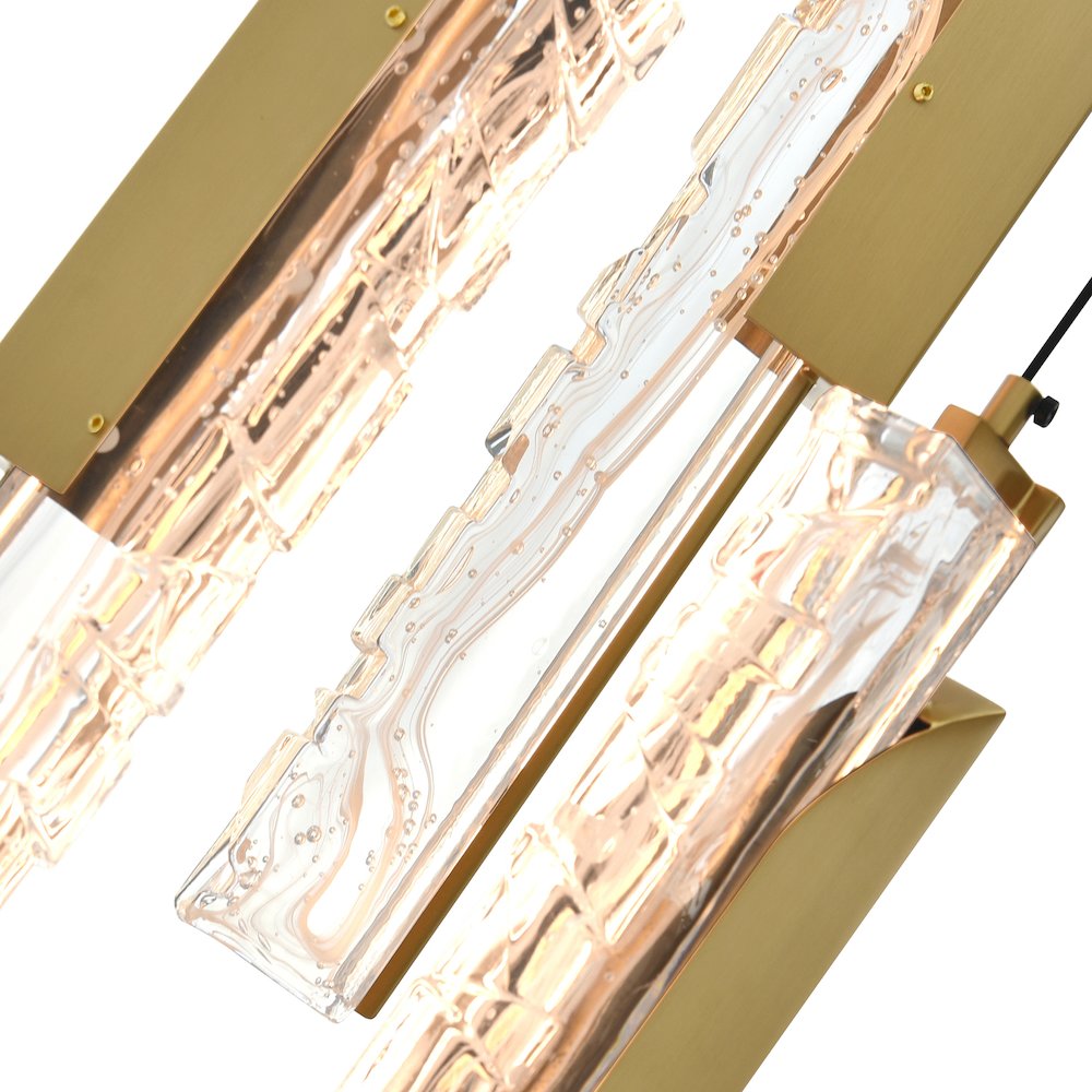 Valira Integrated LED Brass Mini Pendant. Picture 5