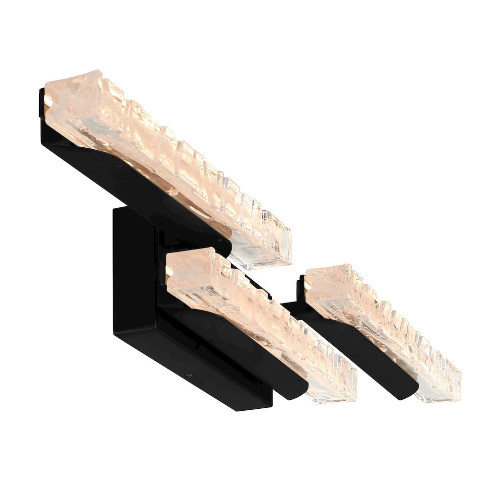 Valira Integrated LED Black Vanity Light. Picture 3