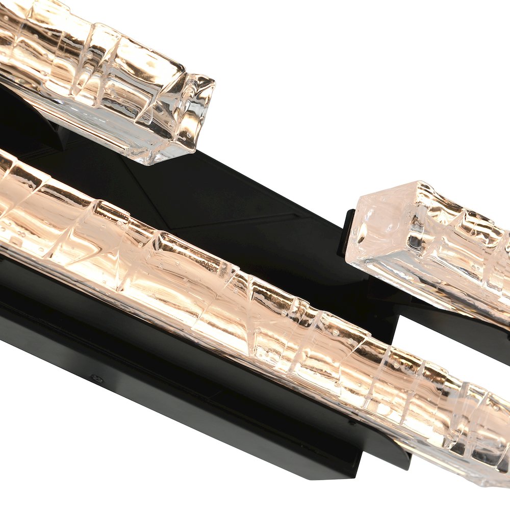 Valira Integrated LED Black Vanity Light. Picture 6