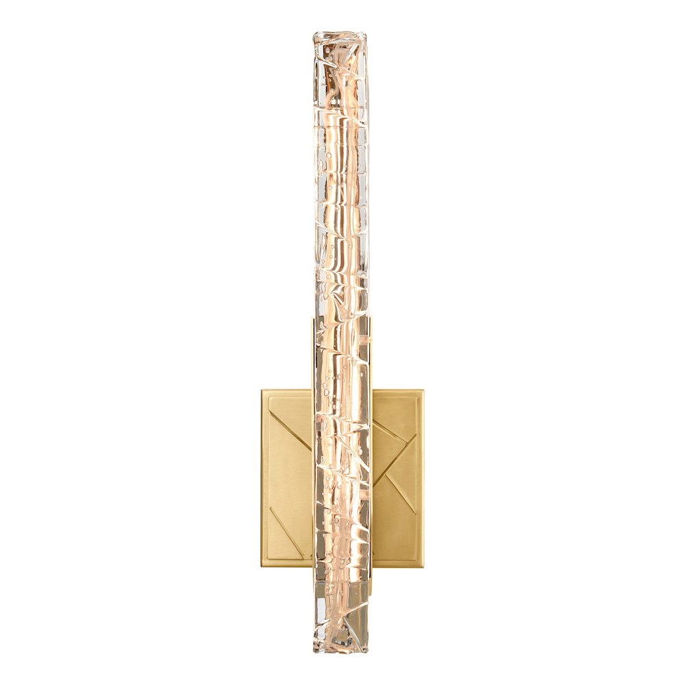 Valira Integrated LED Brass Wall Light. Picture 2
