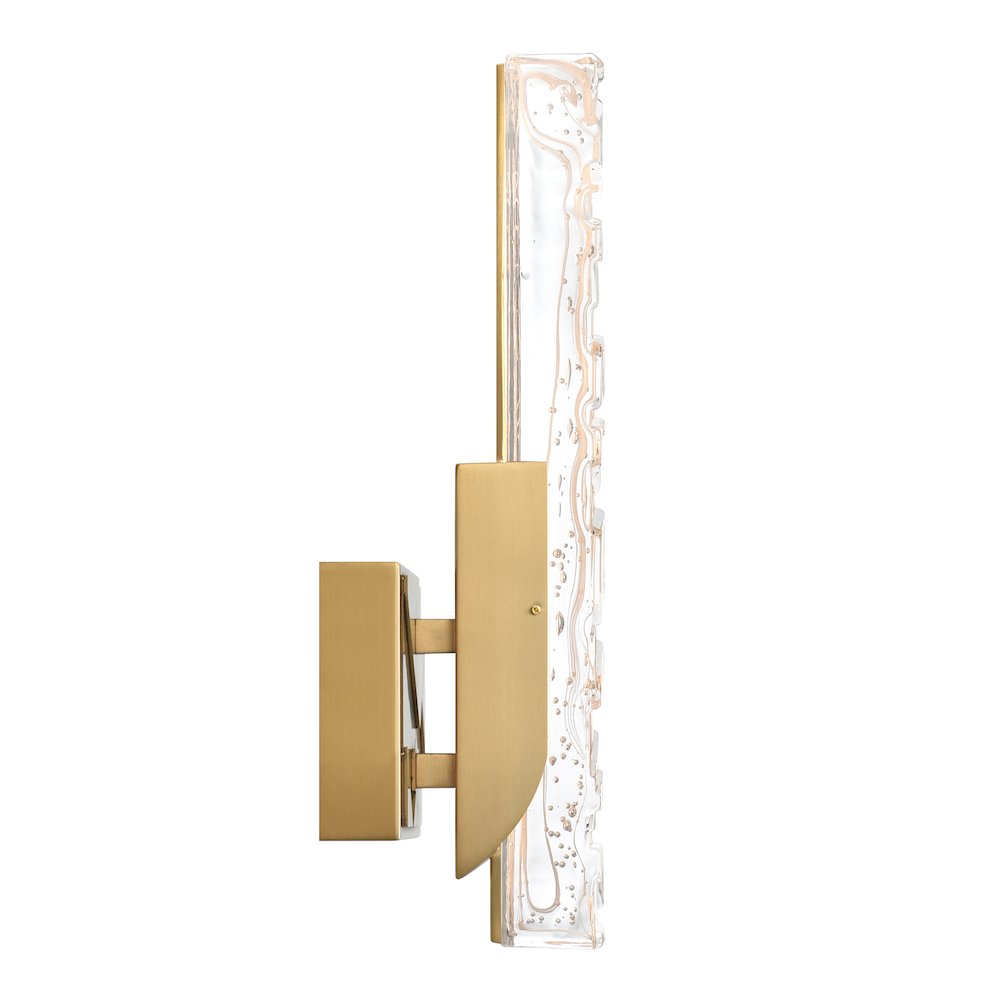 Valira Integrated LED Brass Wall Light. Picture 3