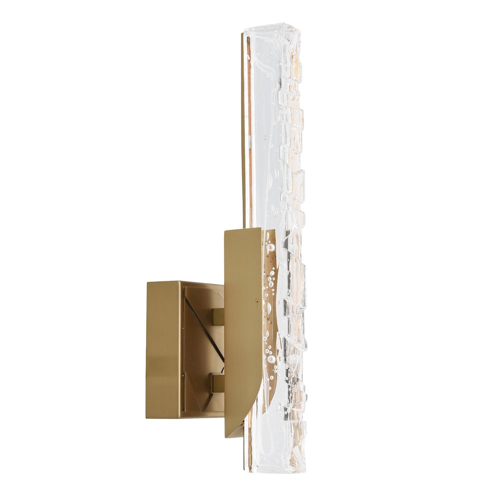 Valira Integrated LED Brass Wall Light. Picture 5