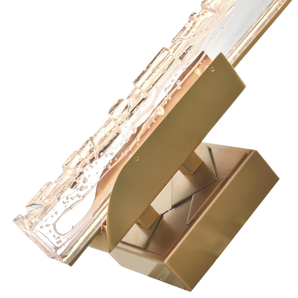 Valira Integrated LED Brass Wall Light. Picture 6