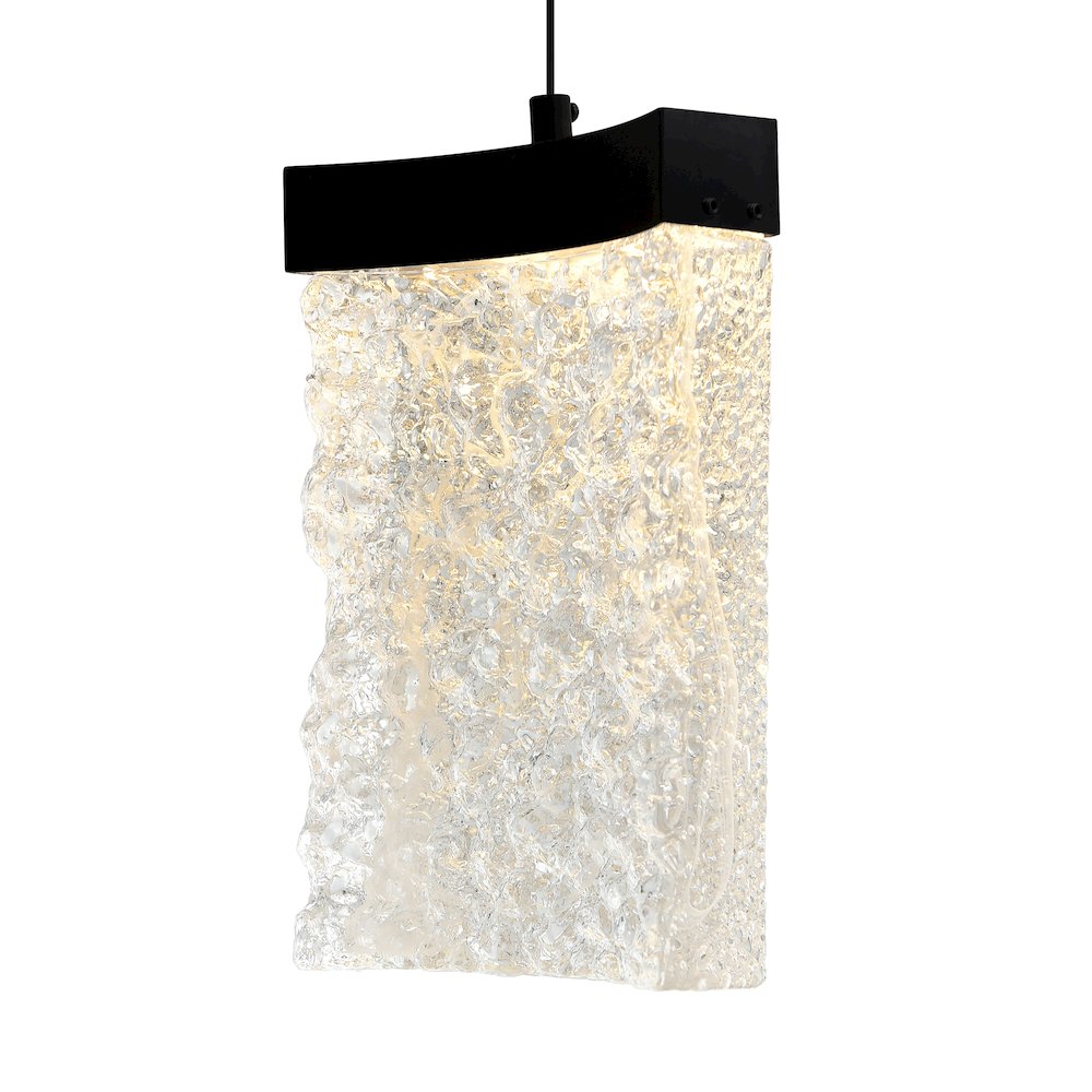 Lava Integrated LED Black Mini Pendant. Picture 2