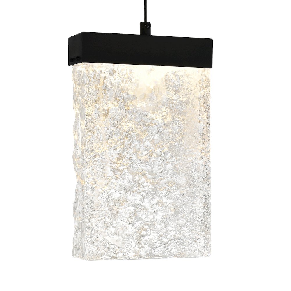 Lava Integrated LED Black Mini Pendant. Picture 4
