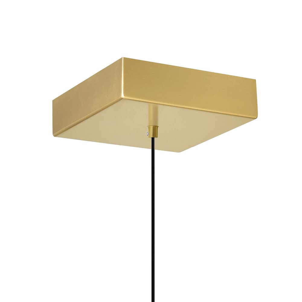 Lava Integrated LED Brass Mini Pendant. Picture 7