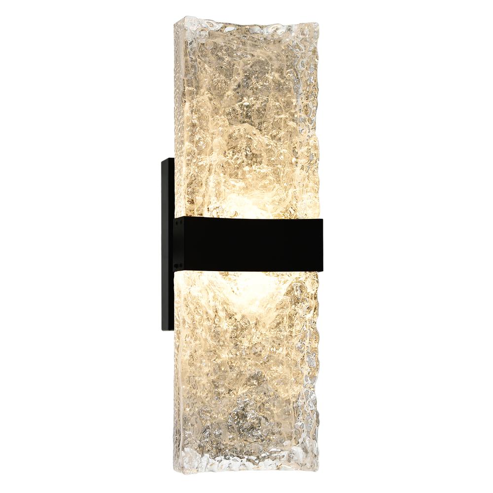 Lava Integrated LED Black Wall Light. Picture 1