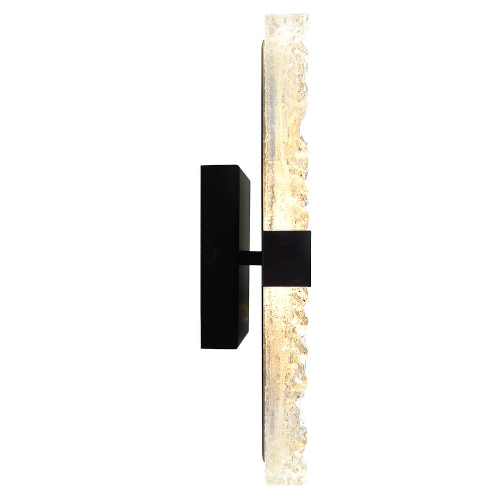 Lava Integrated LED Black Wall Light. Picture 2