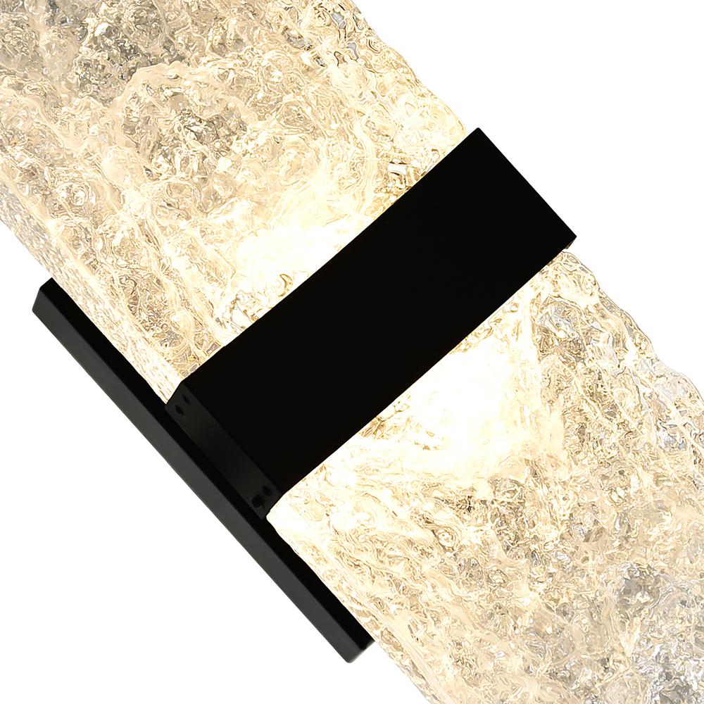 Lava Integrated LED Black Wall Light. Picture 4