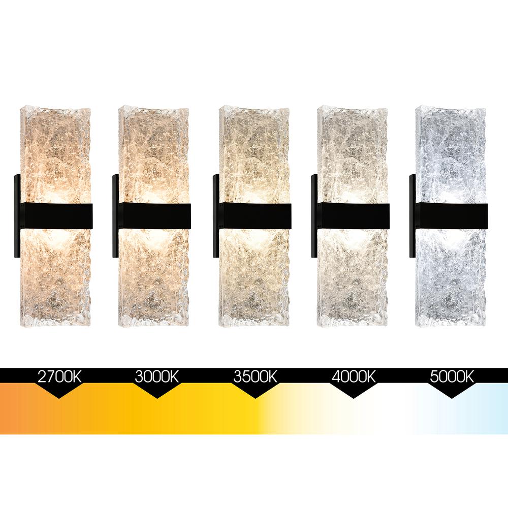 Lava Integrated LED Black Wall Light. Picture 5